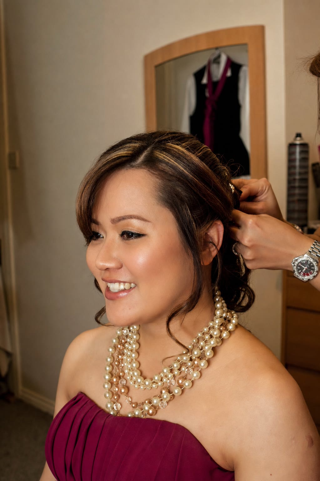 Wedding celebration portrait