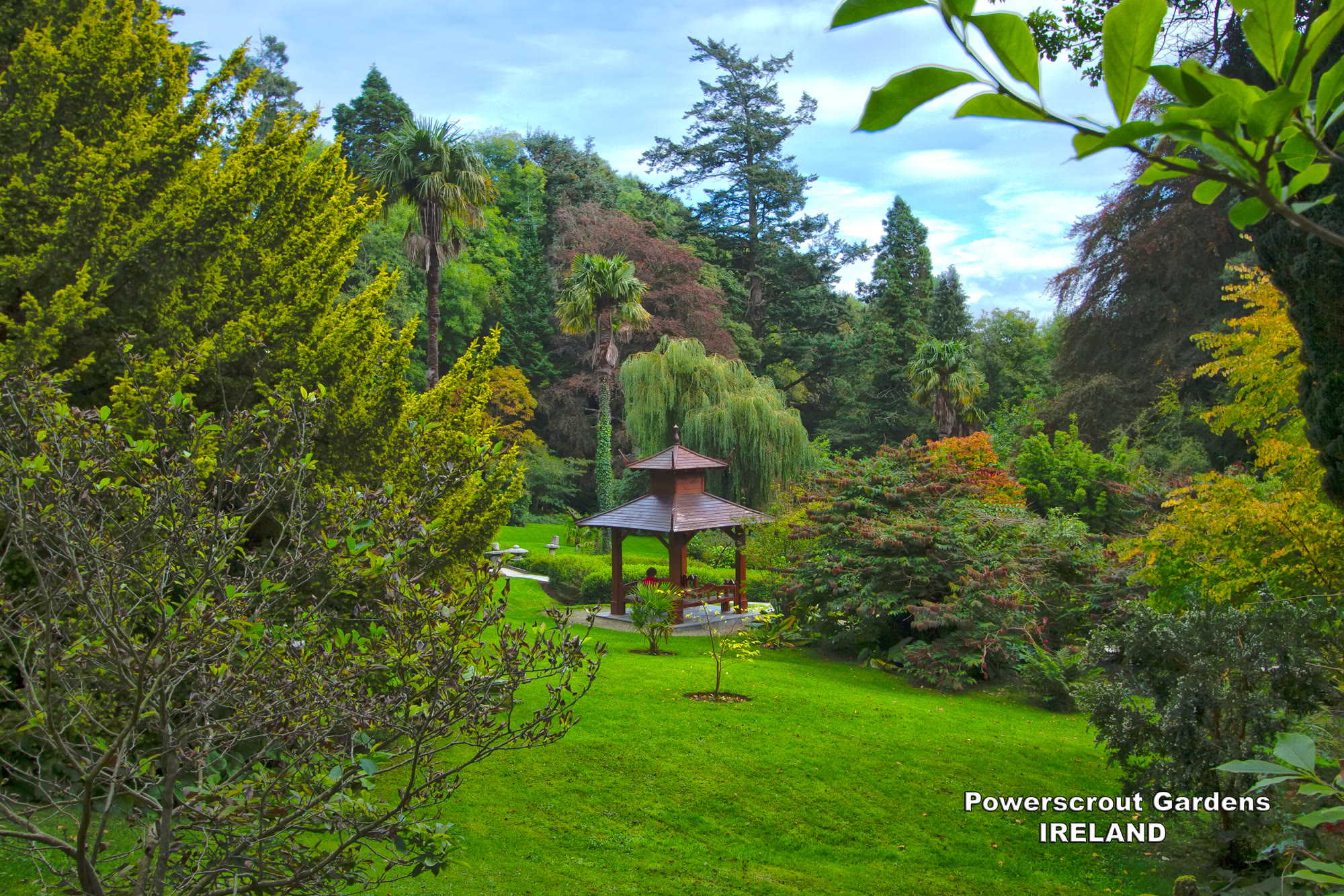 Japanese garden at Powerscourt Gardens