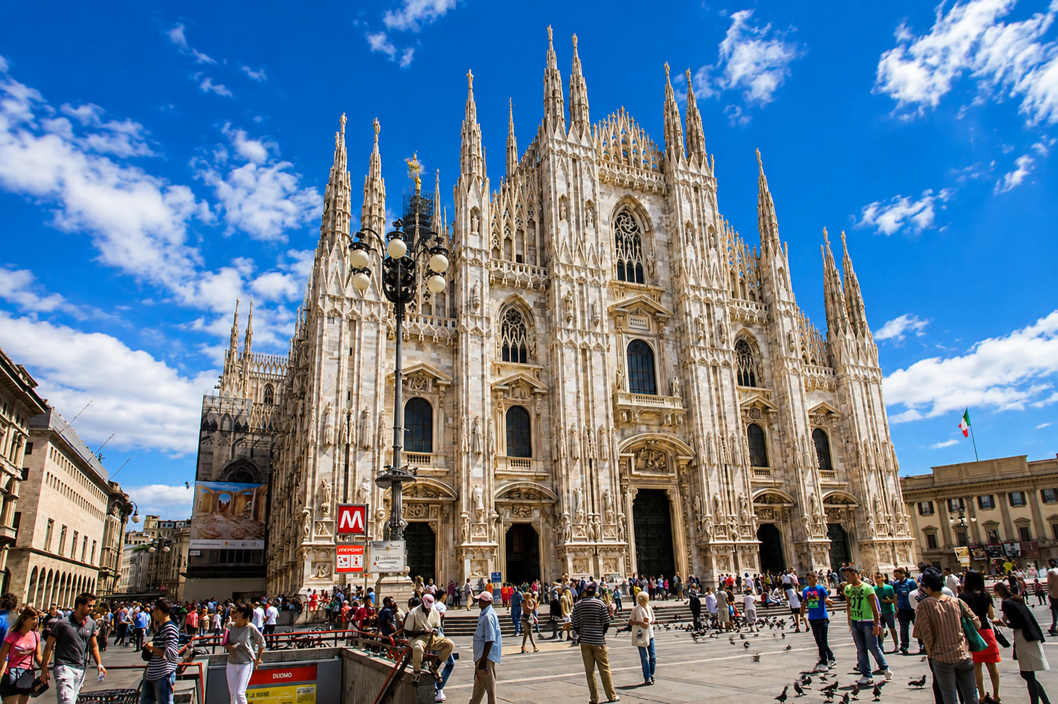Milan Cathedral and Piazza del Duomo
